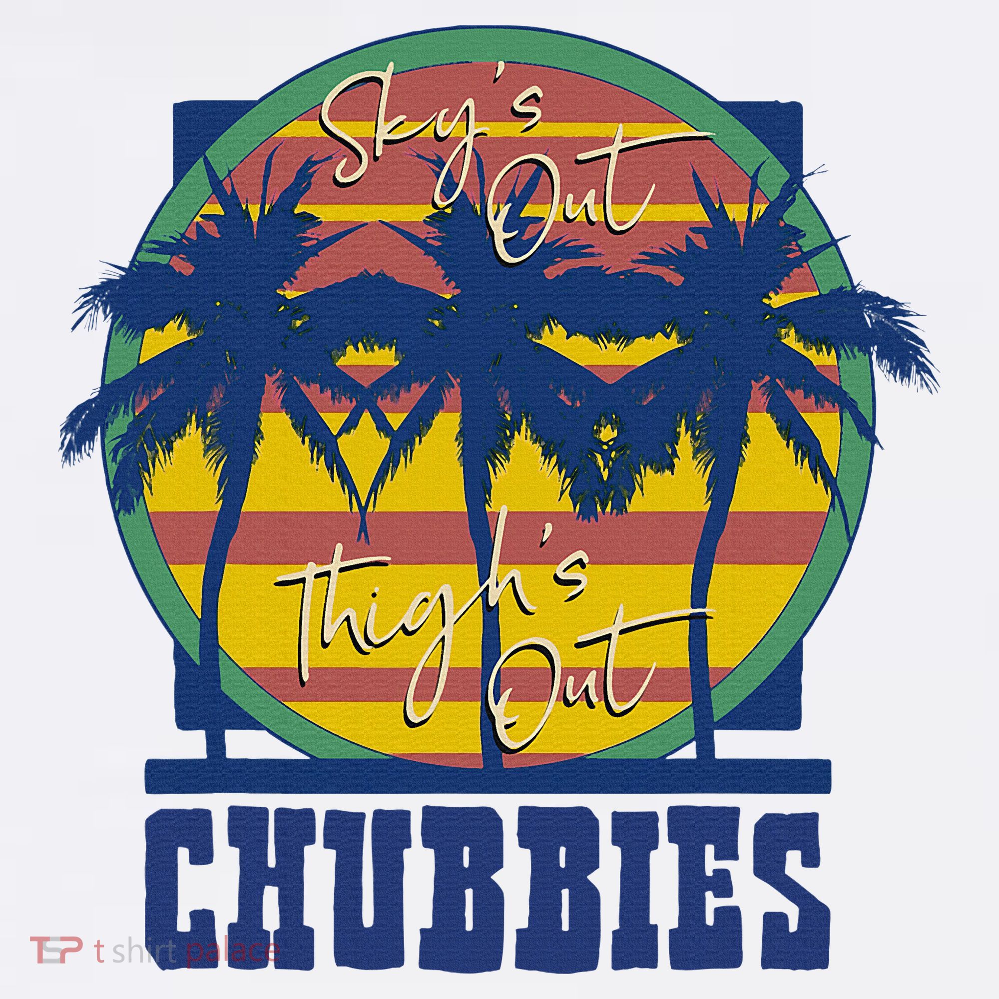 Chubbies Sky’S Out Thighs Out Kids Hoodie