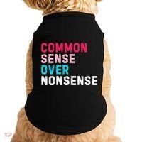 Common Sense Over Nonsense Doggie Tank thumb 0