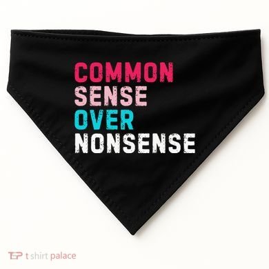 Common Sense Over Nonsense USA-Made Doggie Bandana