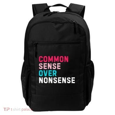 Common Sense Over Nonsense Backpack