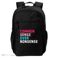 Common Sense Over Nonsense Backpack thumb 0