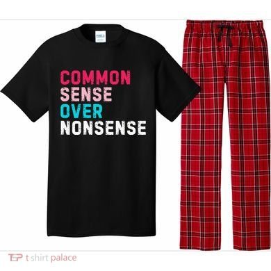 Common Sense Over Nonsense Pajama Set