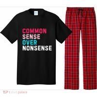 Common Sense Over Nonsense Pajama Set thumb 0