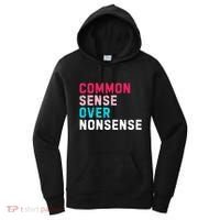 Common Sense Over Nonsense Women's Hoodie thumb 0