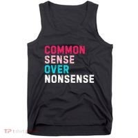 Common Sense Over Nonsense Tank Top thumb 0
