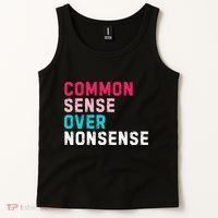 Common Sense Over Nonsense Tank Top thumb 2
