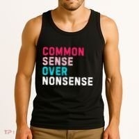 Common Sense Over Nonsense Tank Top thumb 3