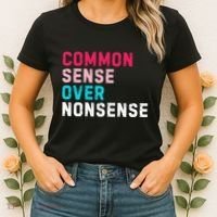 Common Sense Over Nonsense Women's T-Shirt thumb 2