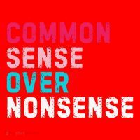 Common Sense Over Nonsense Santa Hat thumb 1