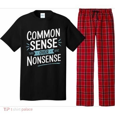 Common Sense Over Nonsense Pajama Set