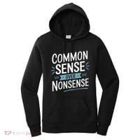 Common Sense Over Nonsense Women's Hoodie thumb 0