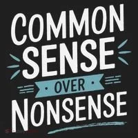 Common Sense Over Nonsense Tumbler thumb 3