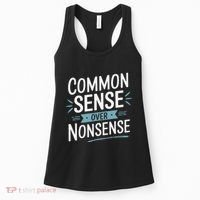Common Sense Over Nonsense Women's Tank Top thumb 0