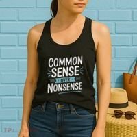 Common Sense Over Nonsense Women's Tank Top thumb 2