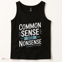 Common Sense Over Nonsense Tank Top thumb 2