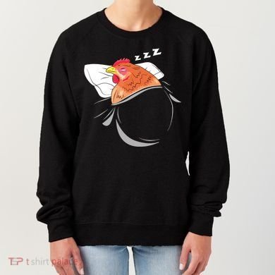 Chicken Sleeping Pajamas Nap PJs Outfit Farmer Gift Chicken Women's Sweatshirt