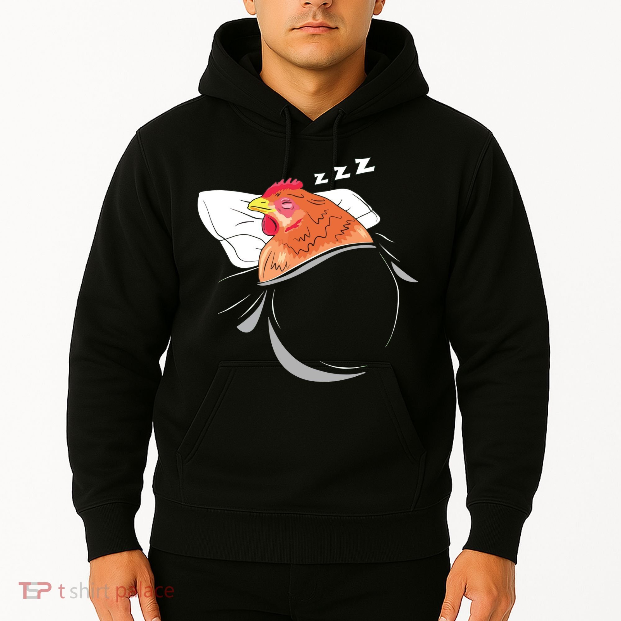 Chicken Sleeping Pajamas Nap PJs Outfit Farmer Gift Chicken Hoodie