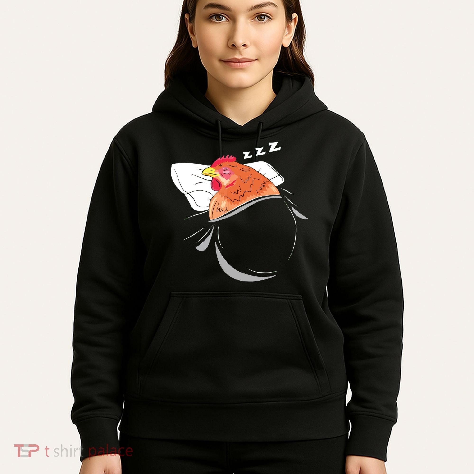 Chicken Sleeping Pajamas Nap PJs Outfit Farmer Gift Chicken Hoodie