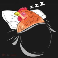 Chicken Sleeping Pajamas Nap PJs Outfit Farmer Gift Chicken Hoodie thumb 7
