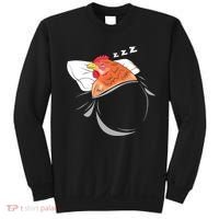 Chicken Sleeping Pajamas Nap PJs Outfit Farmer Gift Chicken Sweatshirt thumb 0
