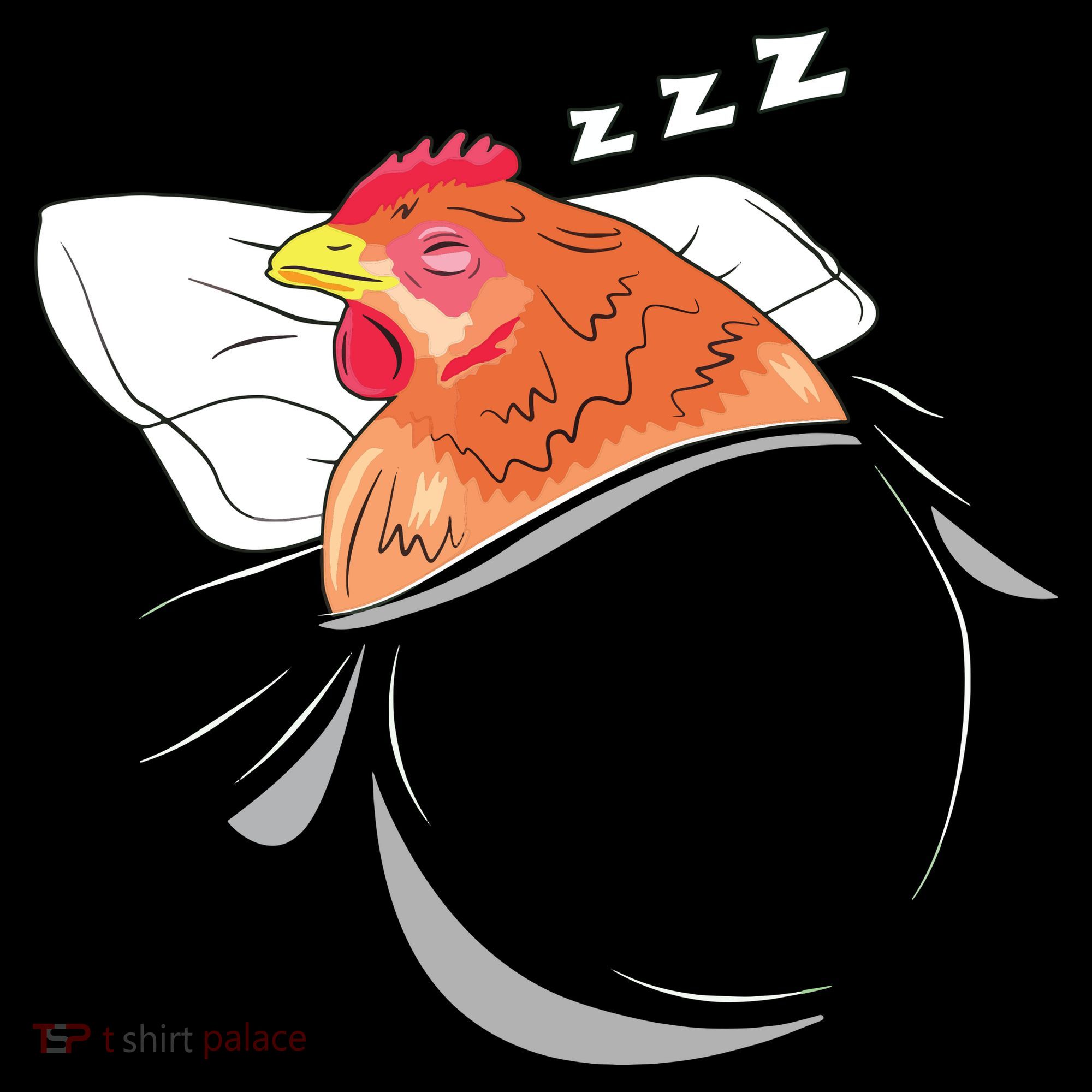 Chicken Sleeping Pajamas Nap PJs Outfit Farmer Gift Chicken Women's Hoodie