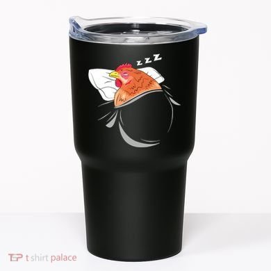 Chicken Sleeping Pajamas Nap PJs Outfit Farmer Gift Chicken Tumbler