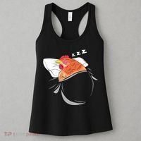 Chicken Sleeping Pajamas Nap PJs Outfit Farmer Gift Chicken Women's Tank Top thumb 3
