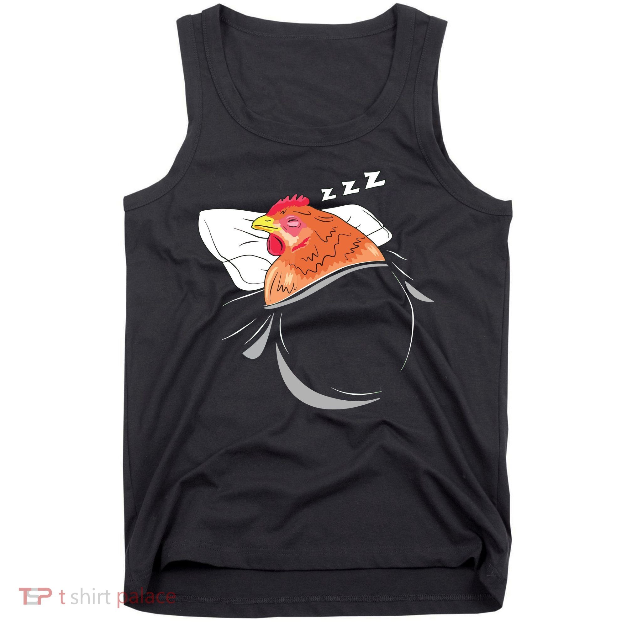 Chicken Sleeping Pajamas Nap PJs Outfit Farmer Gift Chicken Tank Top