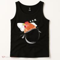 Chicken Sleeping Pajamas Nap PJs Outfit Farmer Gift Chicken Tank Top thumb 2