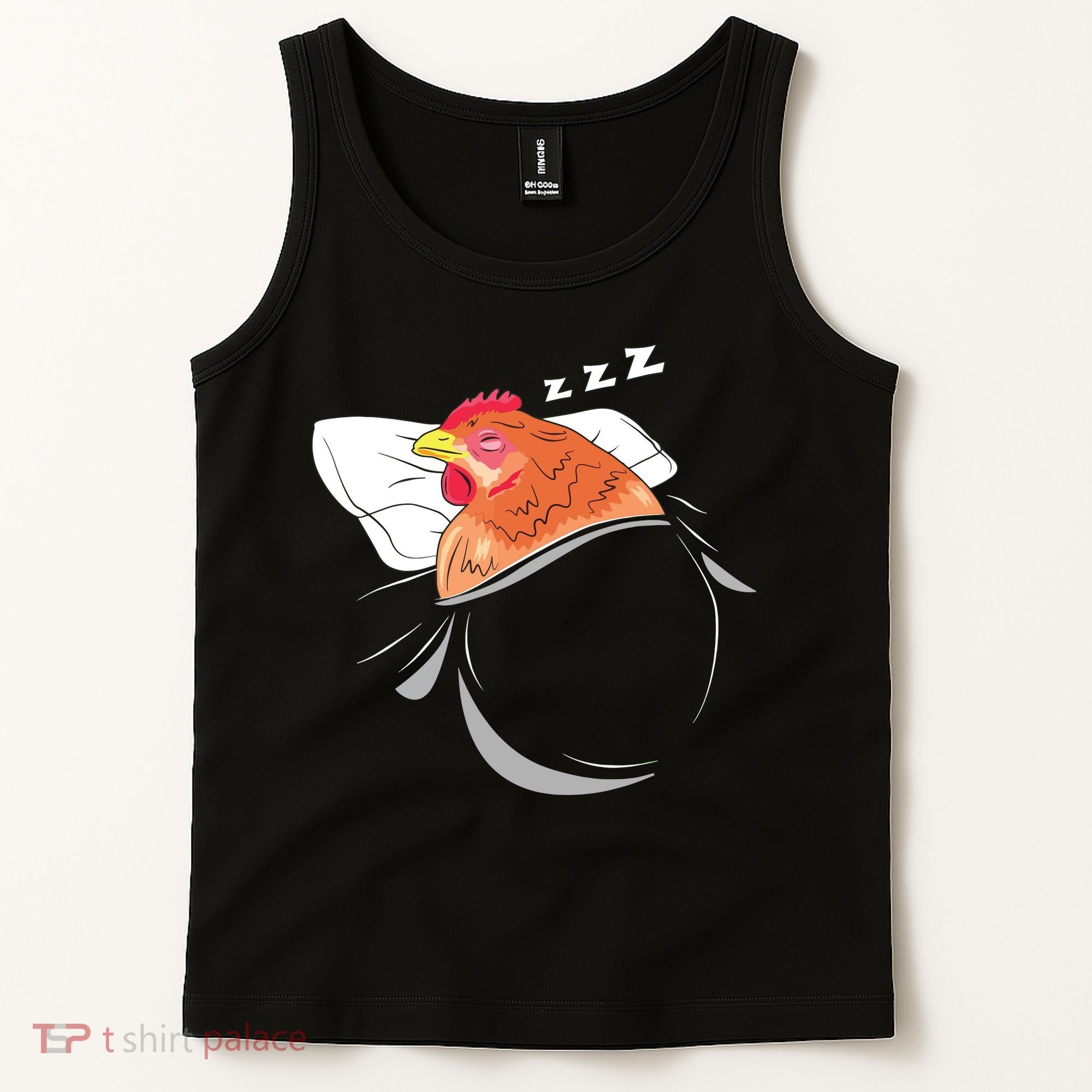 Chicken Sleeping Pajamas Nap PJs Outfit Farmer Gift Chicken Tank Top