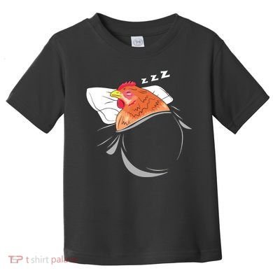 Chicken Sleeping Pajamas Nap PJs Outfit Farmer Gift Chicken Toddler T-Shirt