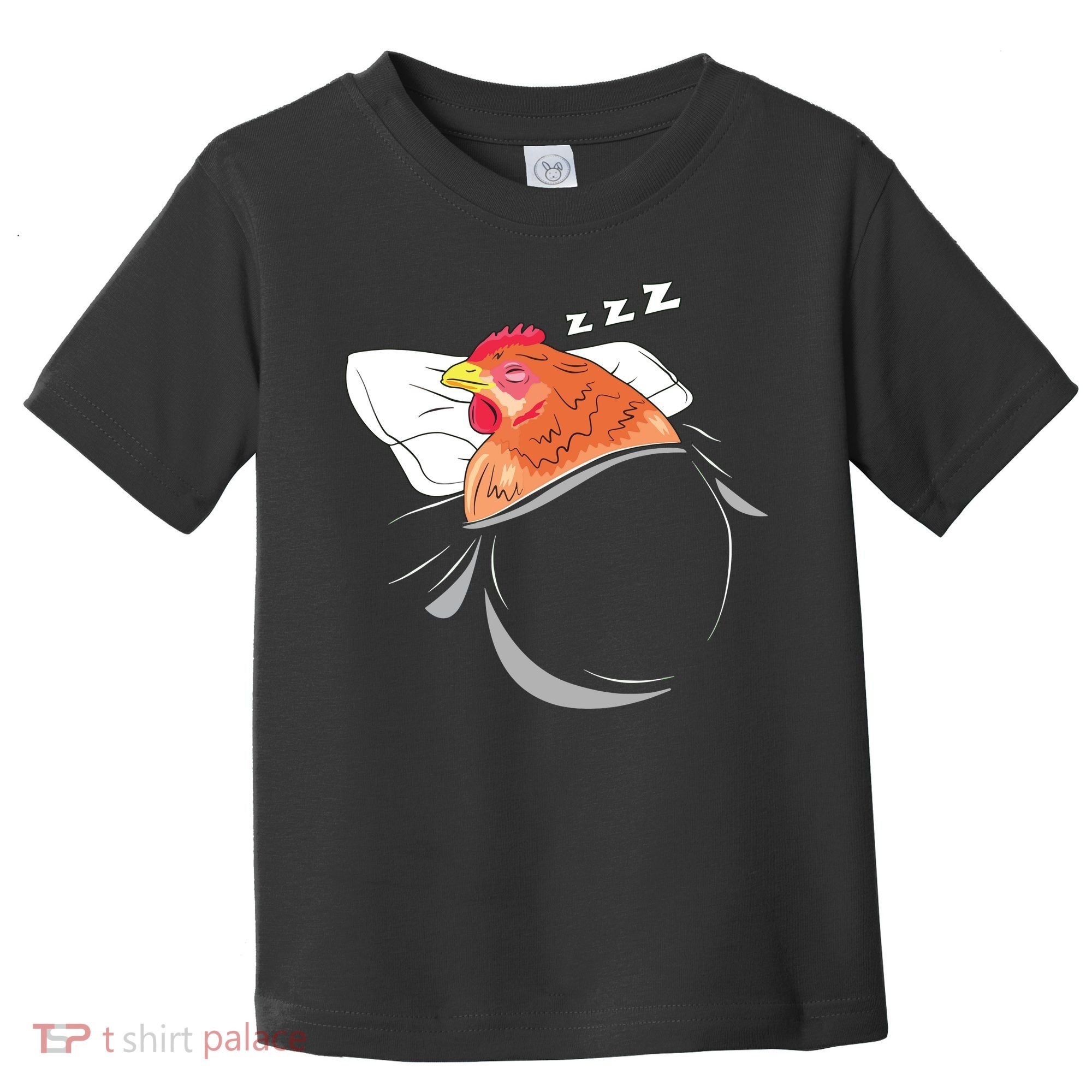 Chicken Sleeping Pajamas Nap PJs Outfit Farmer Gift Chicken Toddler T-Shirt