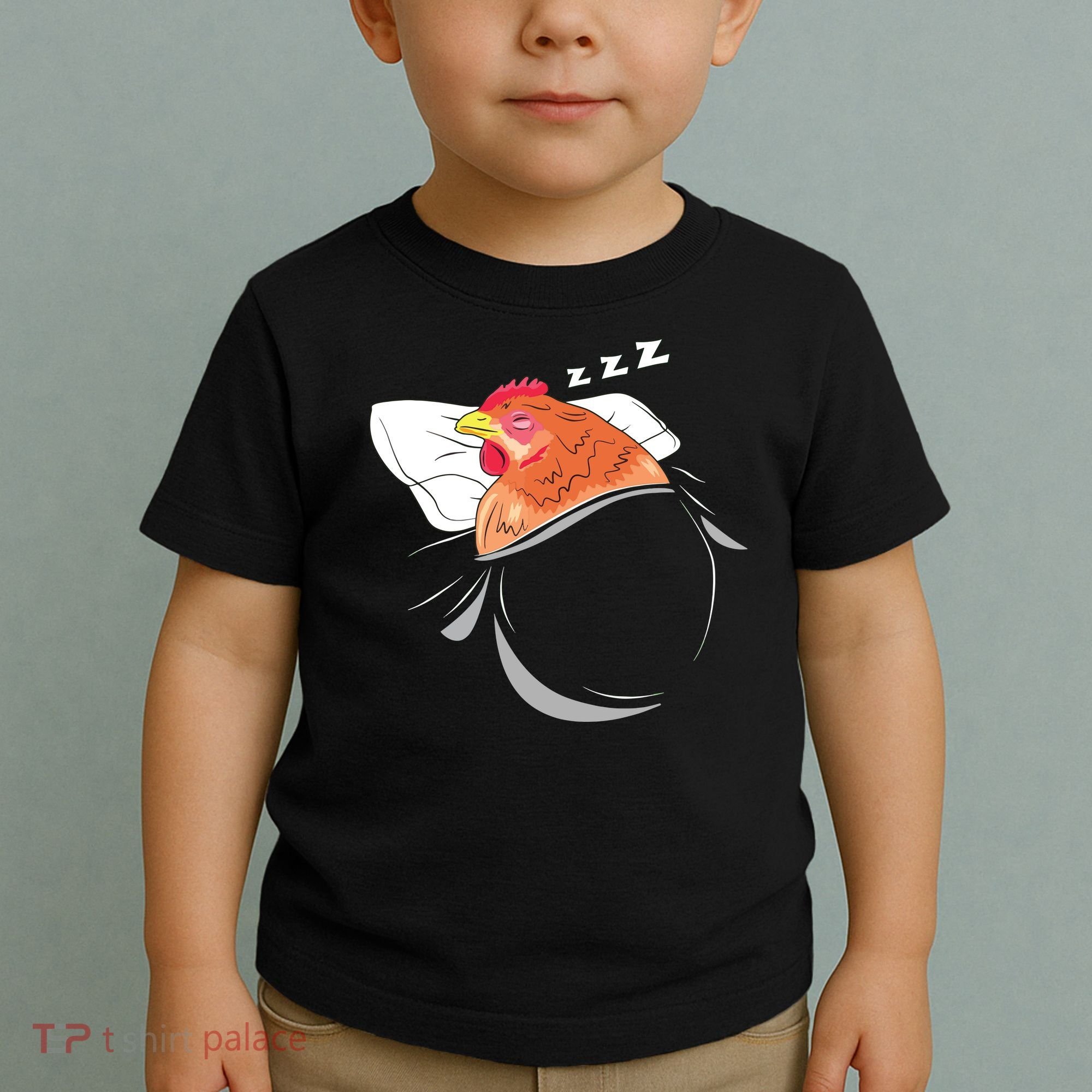 Chicken Sleeping Pajamas Nap PJs Outfit Farmer Gift Chicken Toddler T-Shirt