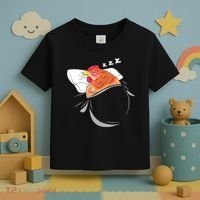 Chicken Sleeping Pajamas Nap PJs Outfit Farmer Gift Chicken Toddler T-Shirt thumb 3