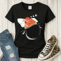 Chicken Sleeping Pajamas Nap PJs Outfit Farmer Gift Chicken Women's T-Shirt thumb 3