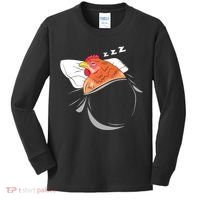 Chicken Sleeping Pajamas Nap PJs Outfit Farmer Gift Chicken Kids Long Sleeve Shirt thumb 0