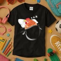 Chicken Sleeping Pajamas Nap PJs Outfit Farmer Gift Chicken Kids T-Shirt thumb 3