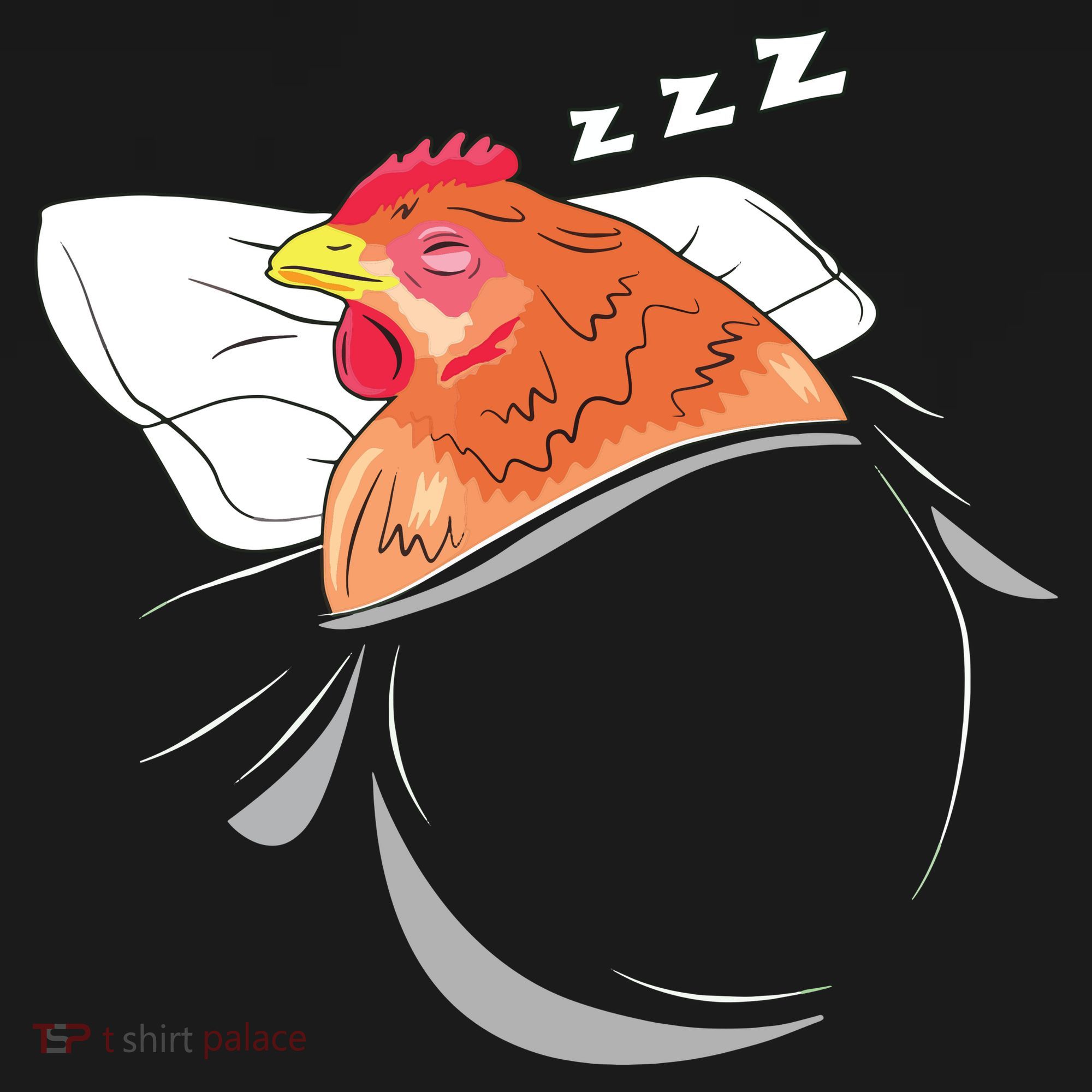 Chicken Sleeping Pajamas Nap PJs Outfit Farmer Gift Chicken Kids T-Shirt