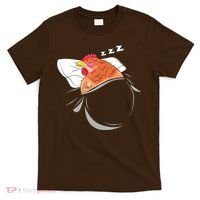 Chicken Sleeping Pajamas Nap PJs Outfit Farmer Gift Chicken T-Shirt thumb 0
