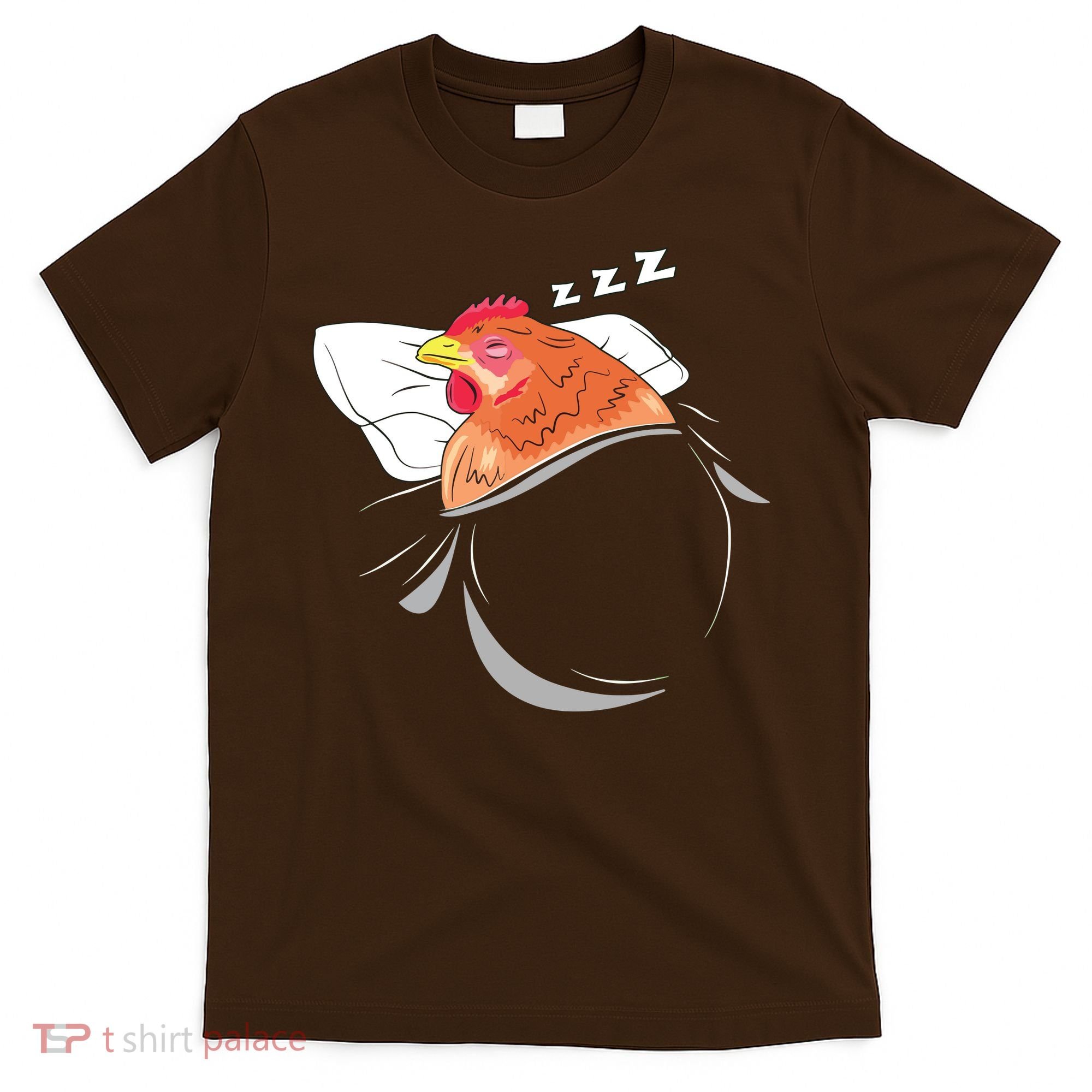 Chicken Sleeping Pajamas Nap PJs Outfit Farmer Gift Chicken T-Shirt