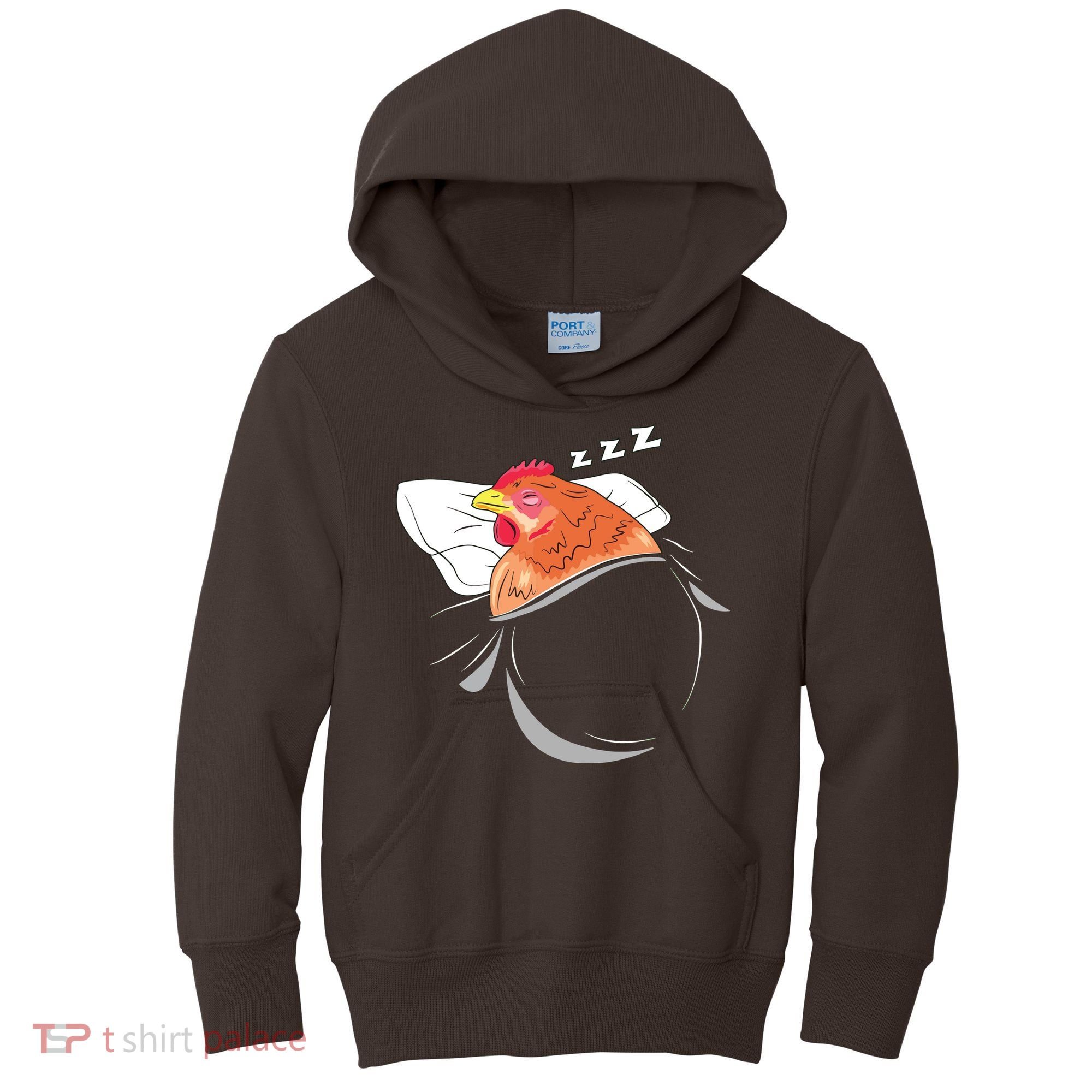 Chicken Sleeping Pajamas Nap PJs Outfit Farmer Gift Chicken Kids Hoodie