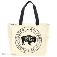 Custer State Park South Dakota Buffalo Hiking Travel Tote Bag thumb 0