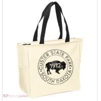 Custer State Park South Dakota Buffalo Hiking Travel Tote Bag thumb 2