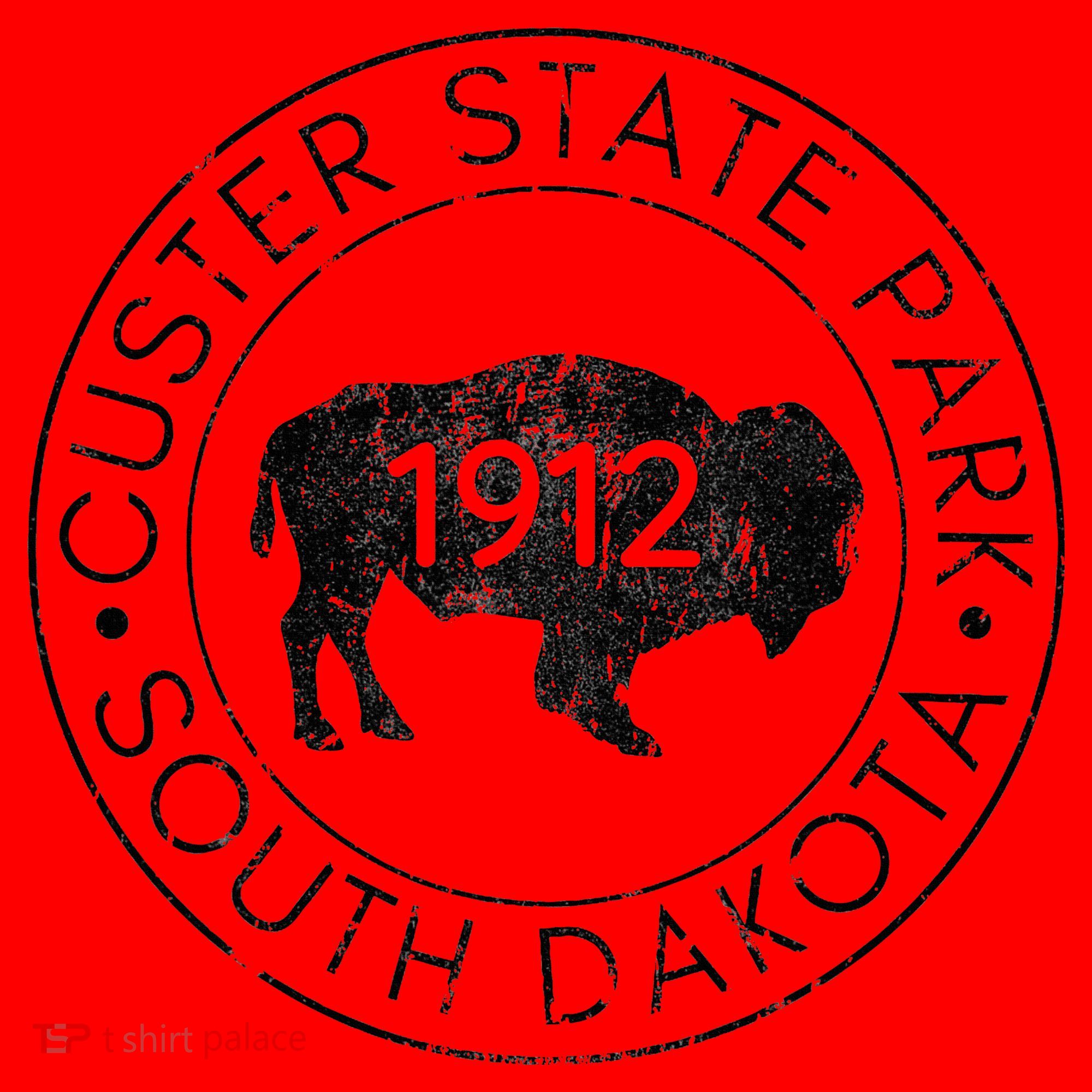 Custer State Park South Dakota Buffalo Hiking Travel Santa Hat