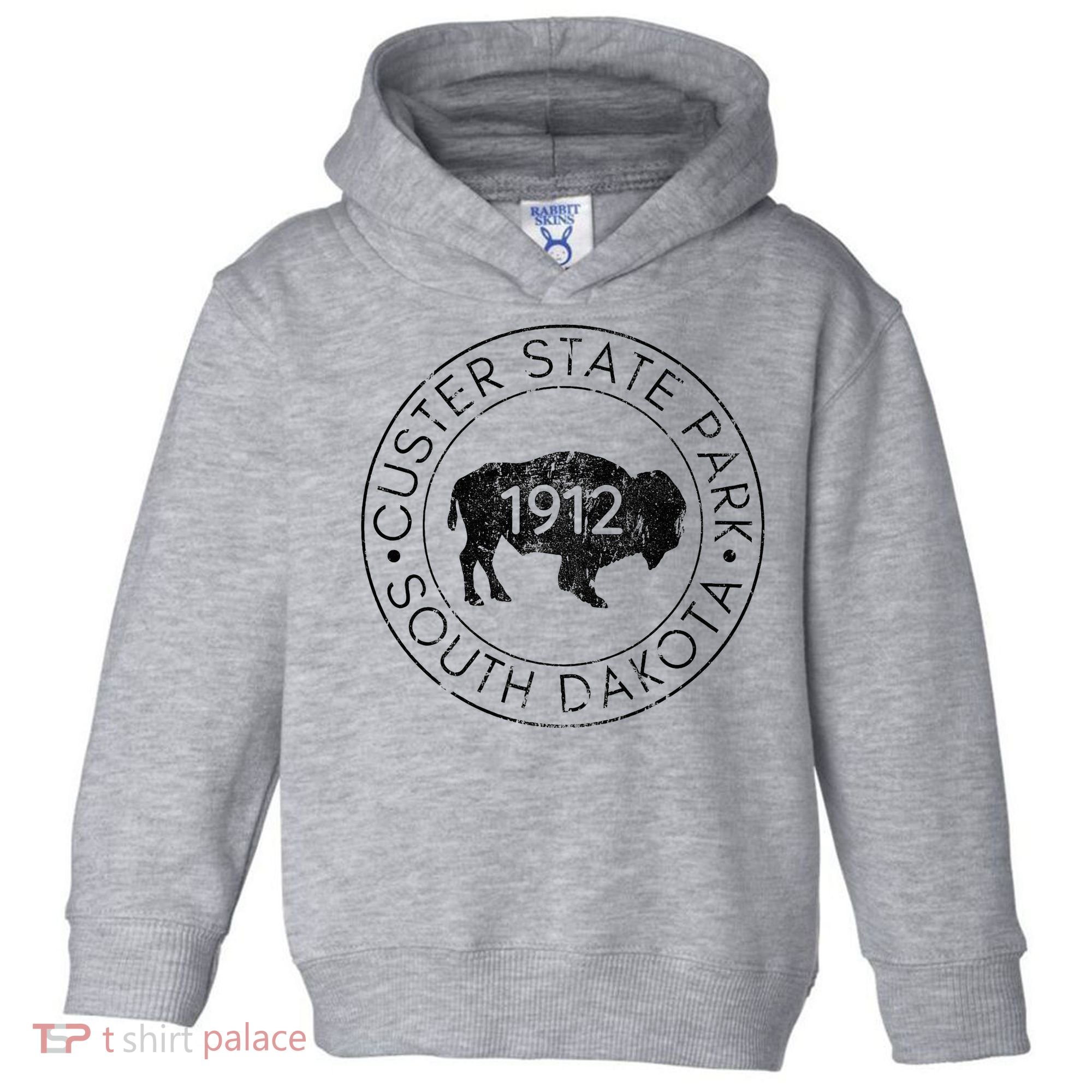 Custer State Park South Dakota Buffalo Hiking Travel Toddler Hoodie