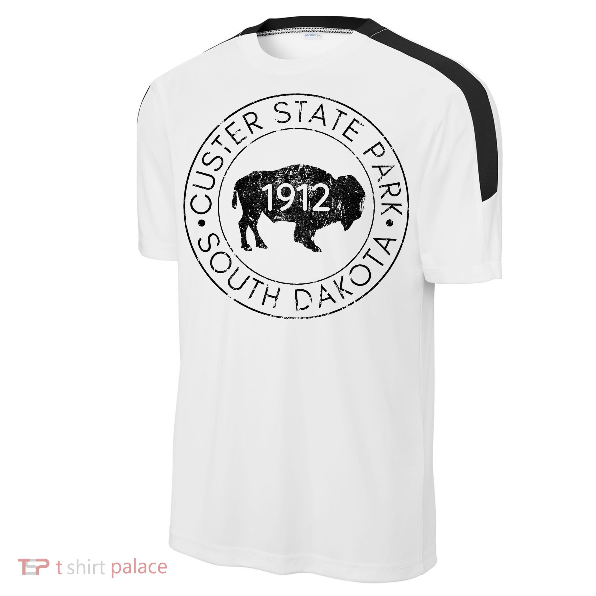 Custer State Park South Dakota Buffalo Hiking Travel Sport-Tek Competitor United Soccer Jersey
