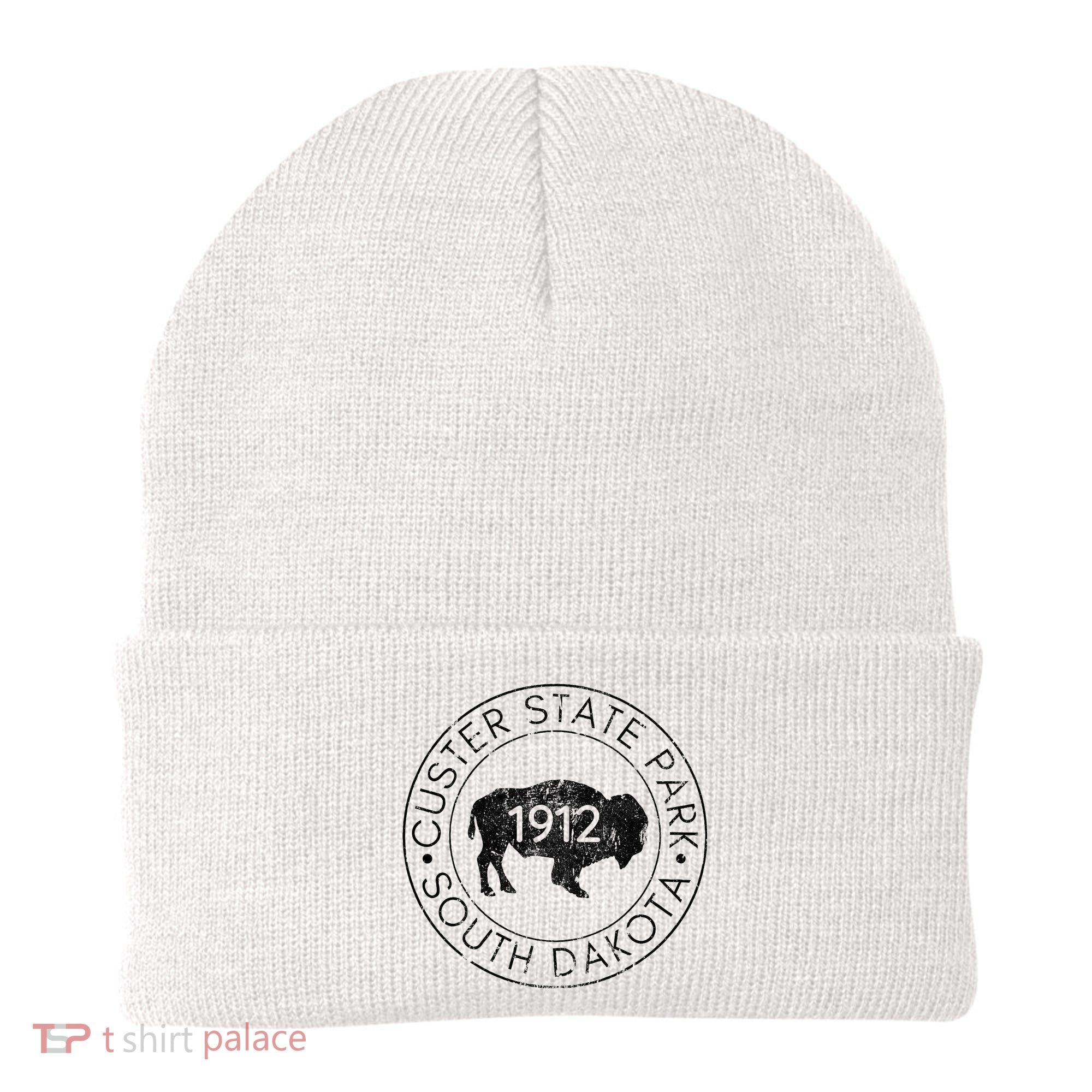 Custer State Park South Dakota Buffalo Hiking Travel Beanie
