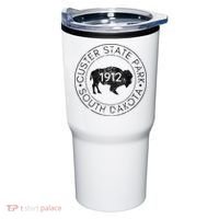 Custer State Park South Dakota Buffalo Hiking Travel Tumbler thumb 0