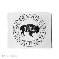 Custer State Park South Dakota Buffalo Hiking Travel Mousepad thumb 0