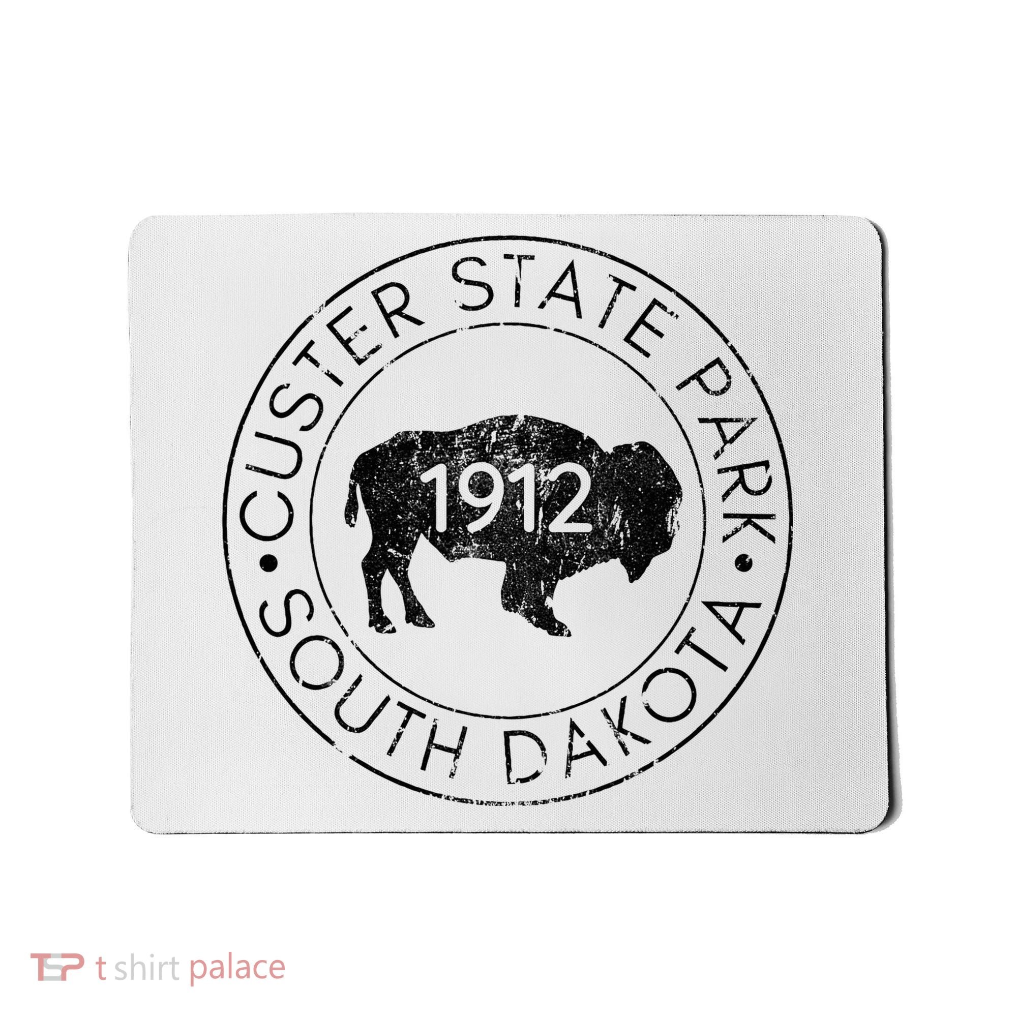 Custer State Park South Dakota Buffalo Hiking Travel Mousepad